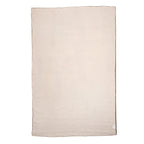 Hand Made 100% Cotton Printed Rug (Size 180x120 cm) - Beige - Green