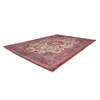 Handmade 100% Cotton Digital Printed Rug with Fringes (Size 180x120 cm) - Red & Multi