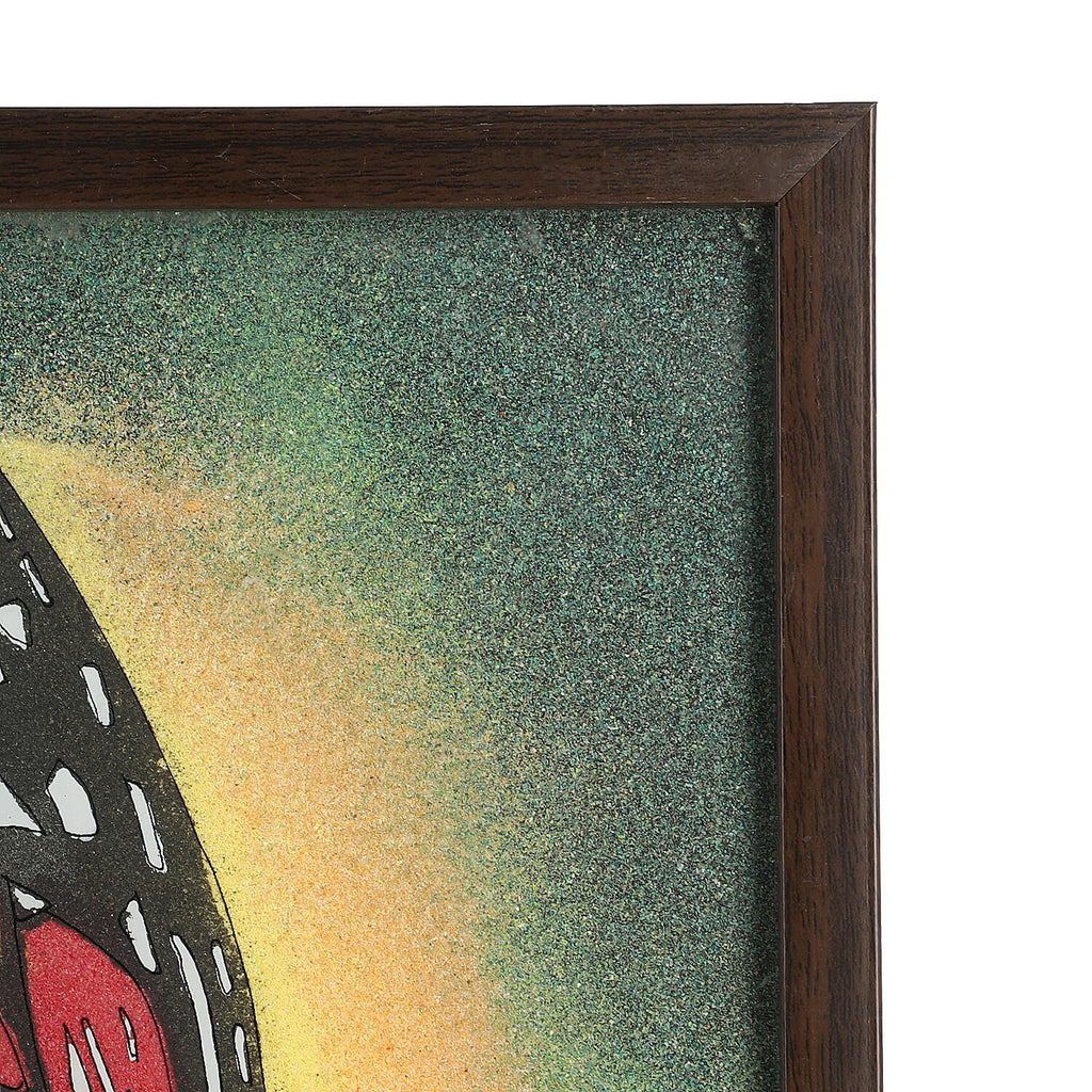 Handcrafted Gemstone Butterfly Painting (Size 32x4 Cm)