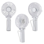 Handheld USB Rechargeable Multipurpose Fan (Size 20x10x3 cm) - White