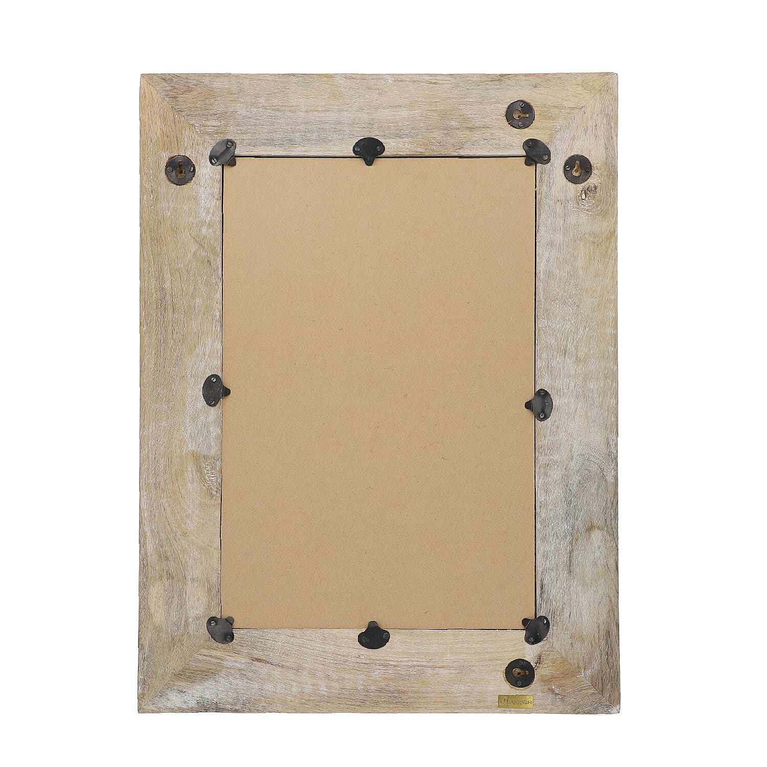 Handmade - Hand Carved Wooden Mirror and Decor Piece (Dimension 59.69x44.45x2.54cm)