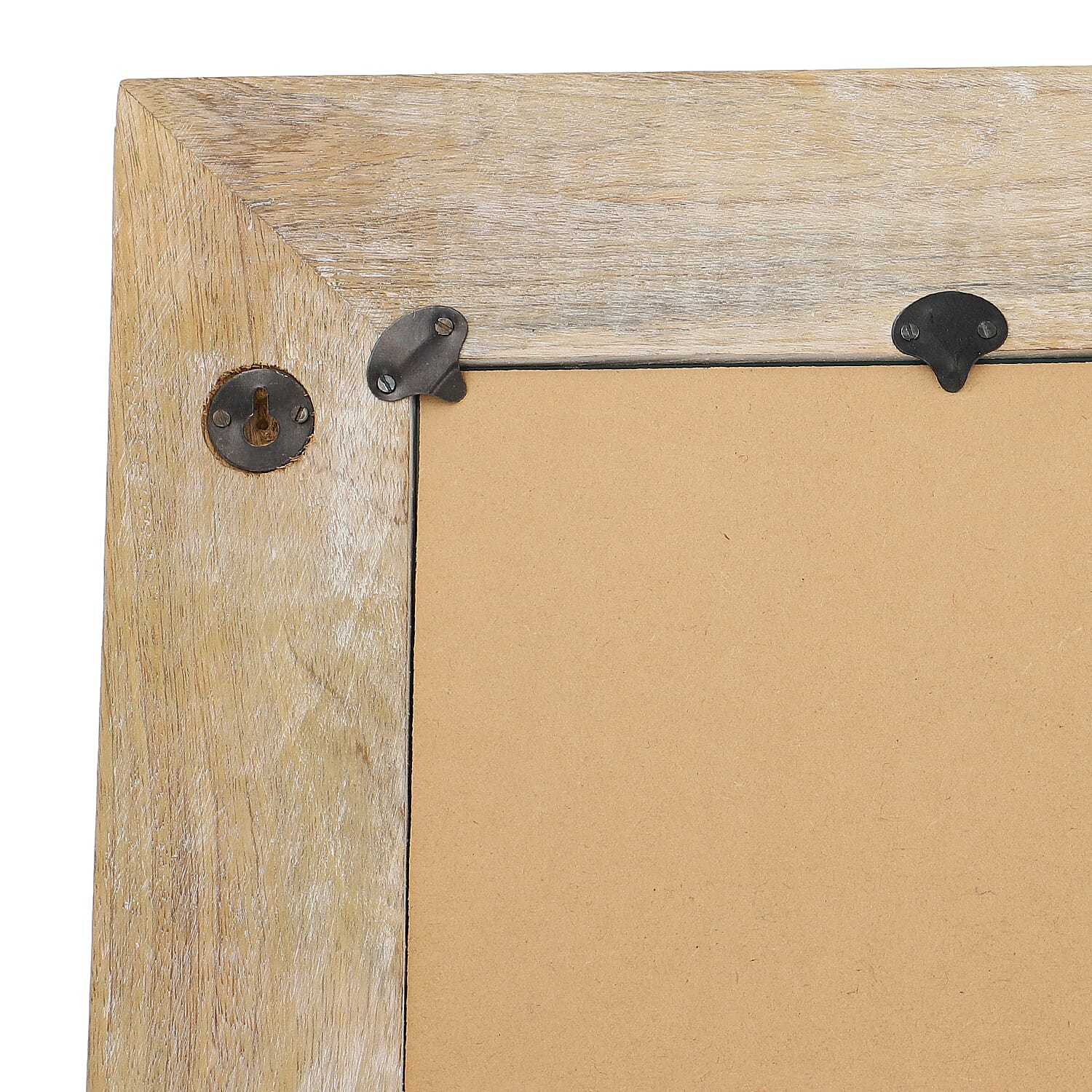 Handmade - Hand Carved Wooden Mirror and Decor Piece (Dimension 59.69x44.45x2.54cm)