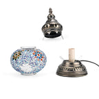 Handmade Moroccan Style Mosaic Table Lamp - Multicolour