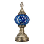 Handmade Original Turkey Mosaic Table Lamp - Blue