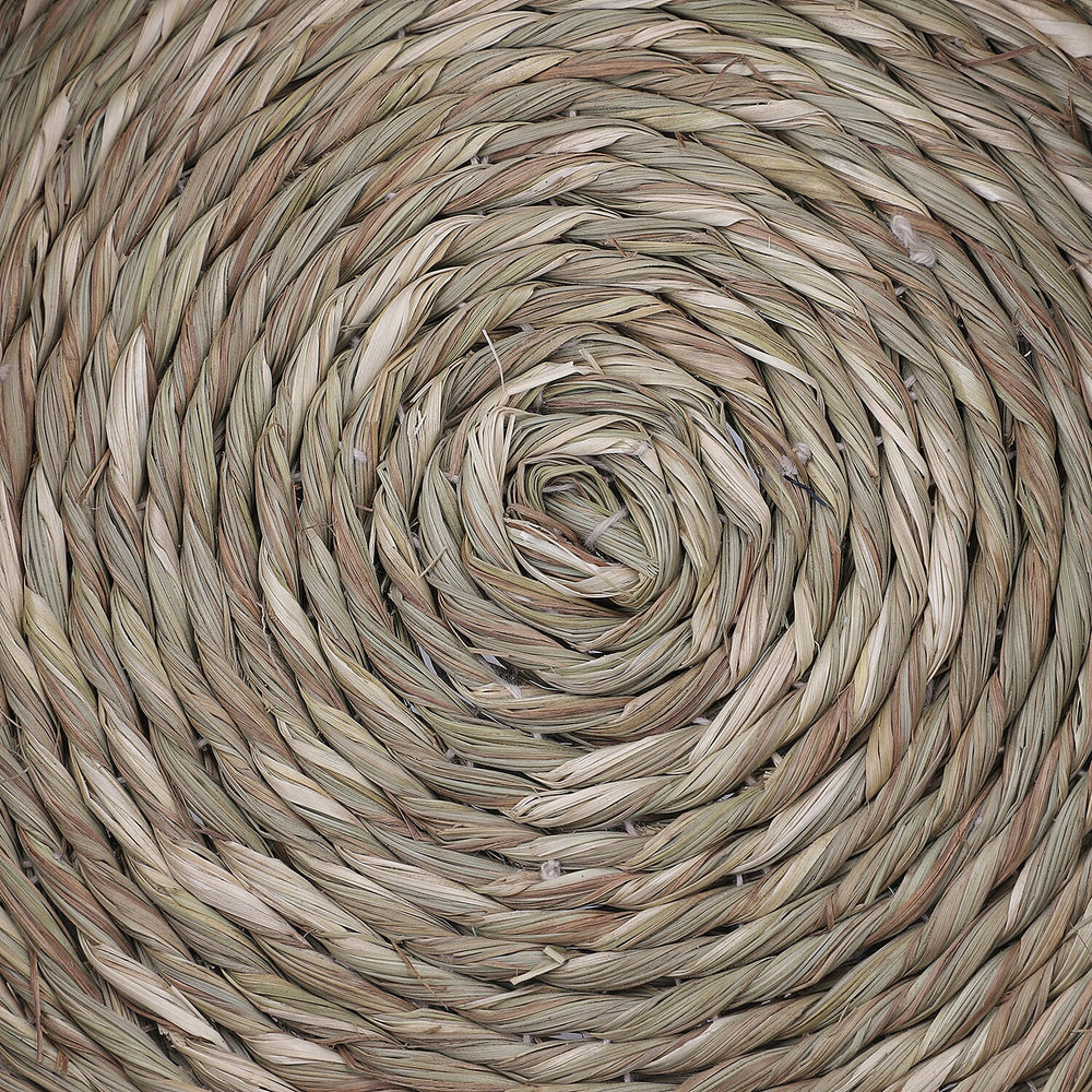 Handmade Sabai Grass Basket (Size 25x8 Cm) - Brown