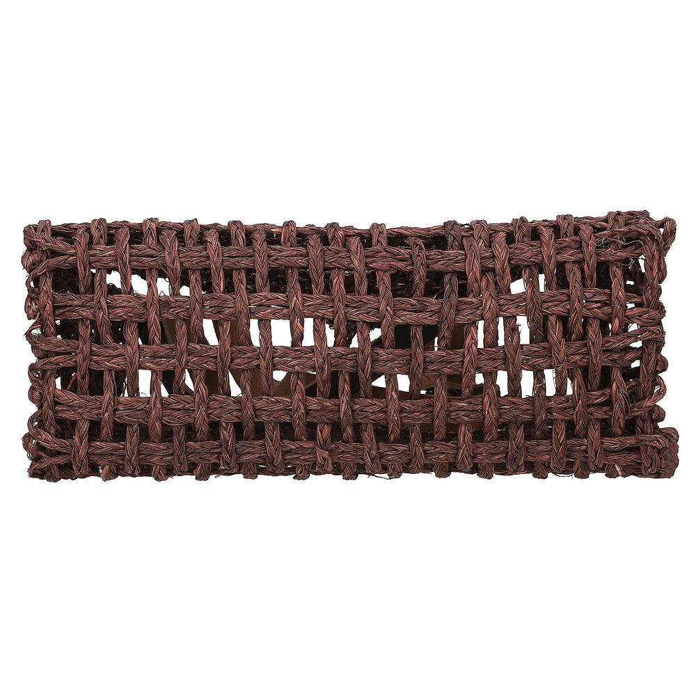 Handmade Sabai Grass Lunch Bag (Size 33x30x12 Cm) - Brown