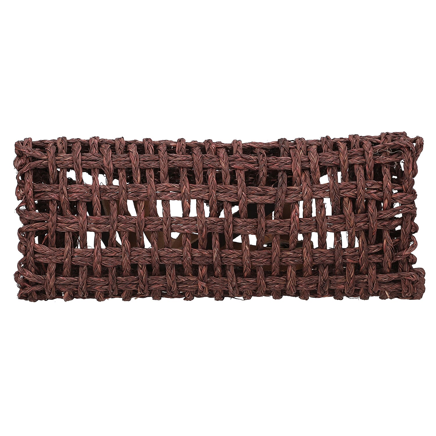 Handmade Sabai Grass Lunch Bag (Size 33x30x12 Cm) - Brown