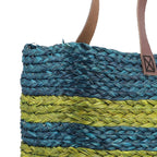 Handmade Sabai Grass Veg Bucket Bag (Size 41x23x14 Cm) - Green