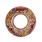Handmade Turkish Mosaic Tall Lamp - Yellow & Multi
