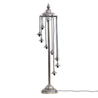 Handmade Turkish Mosaic Table Lamp (Size 145x35 cm) - Blue & Multi
