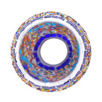 Handmade Turkish Mosaic Table Lamp (Size 15x15x50 cm) - Blue - Multi