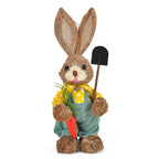 Cute Decorative Bunny (Size 35cm) - Brown - Green