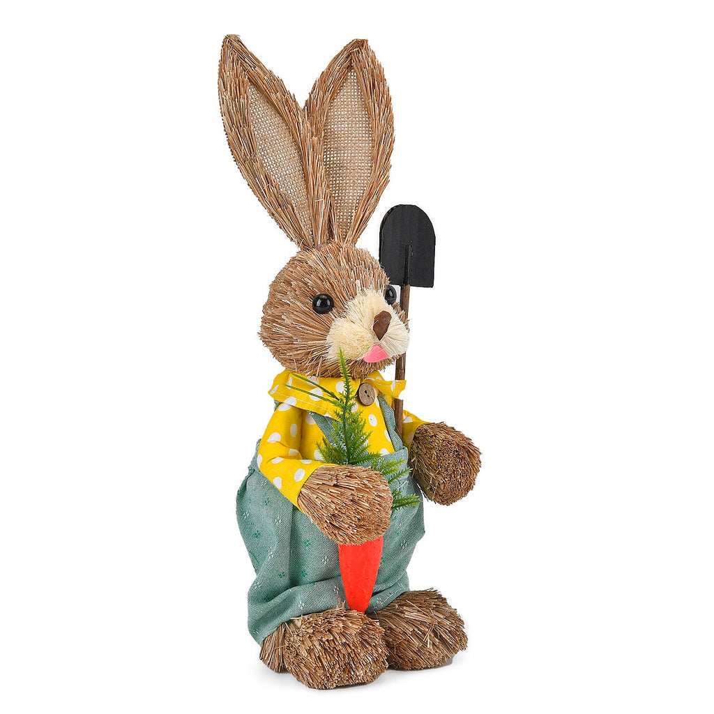 Cute Decorative Bunny (Size 35cm) - Brown - Green