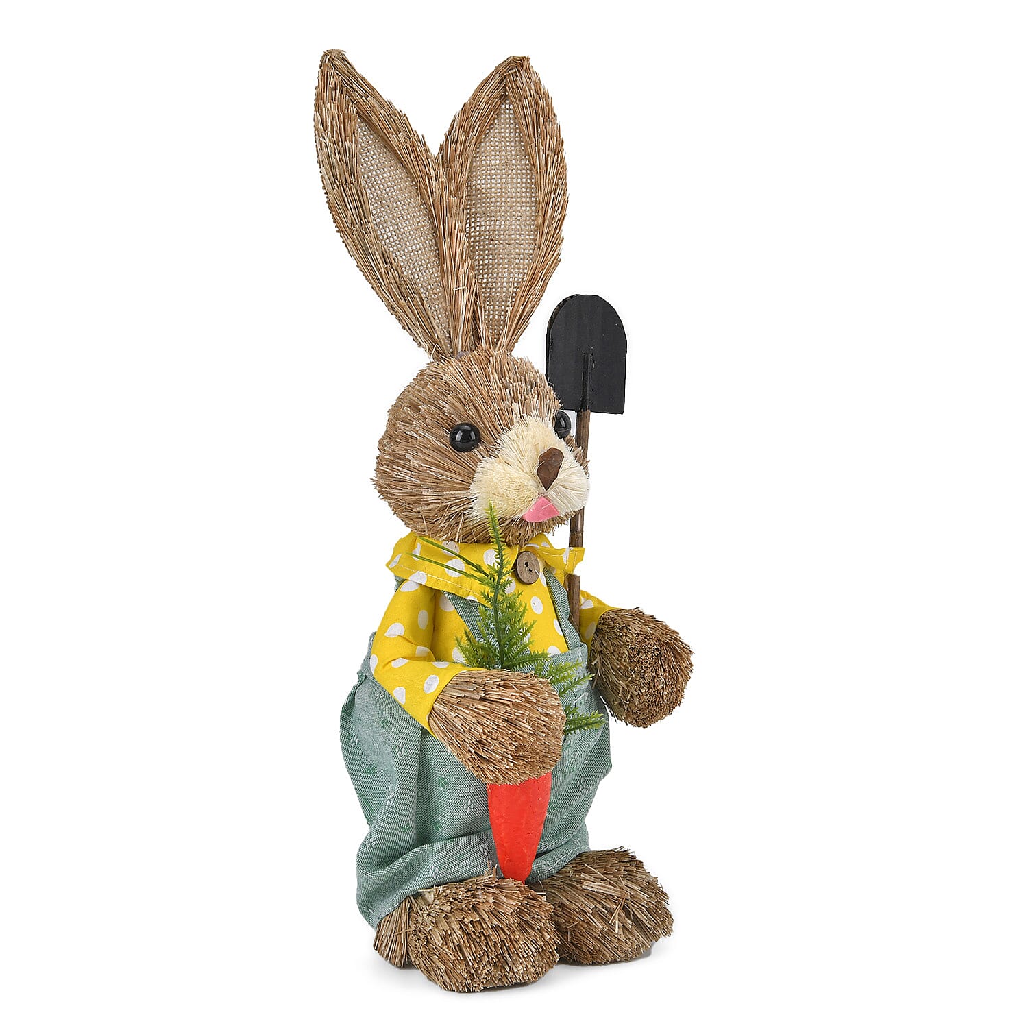 Cute Decorative Bunny (Size 35cm) - Brown - Green