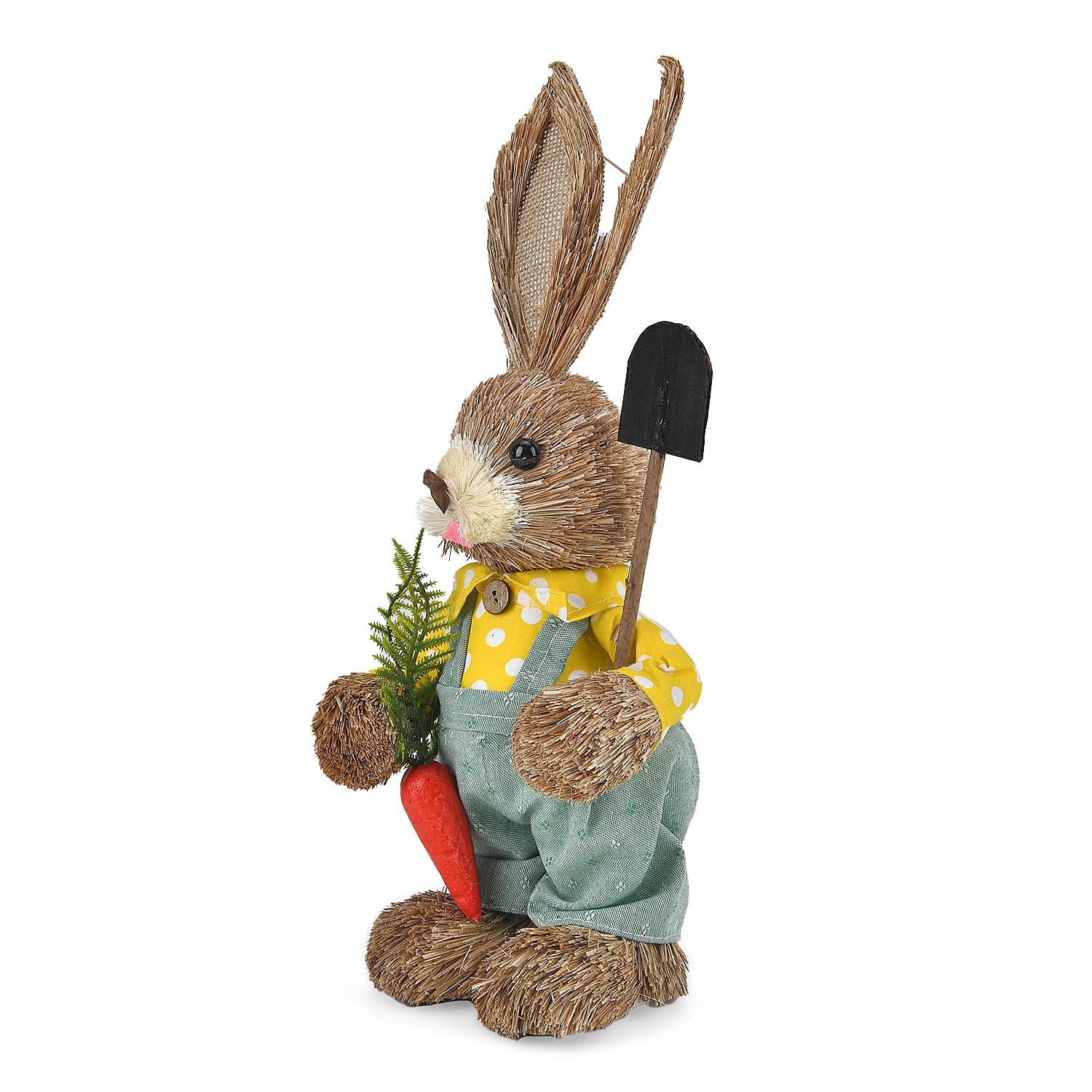 Cute Decorative Bunny (Size 35cm) - Brown - Green