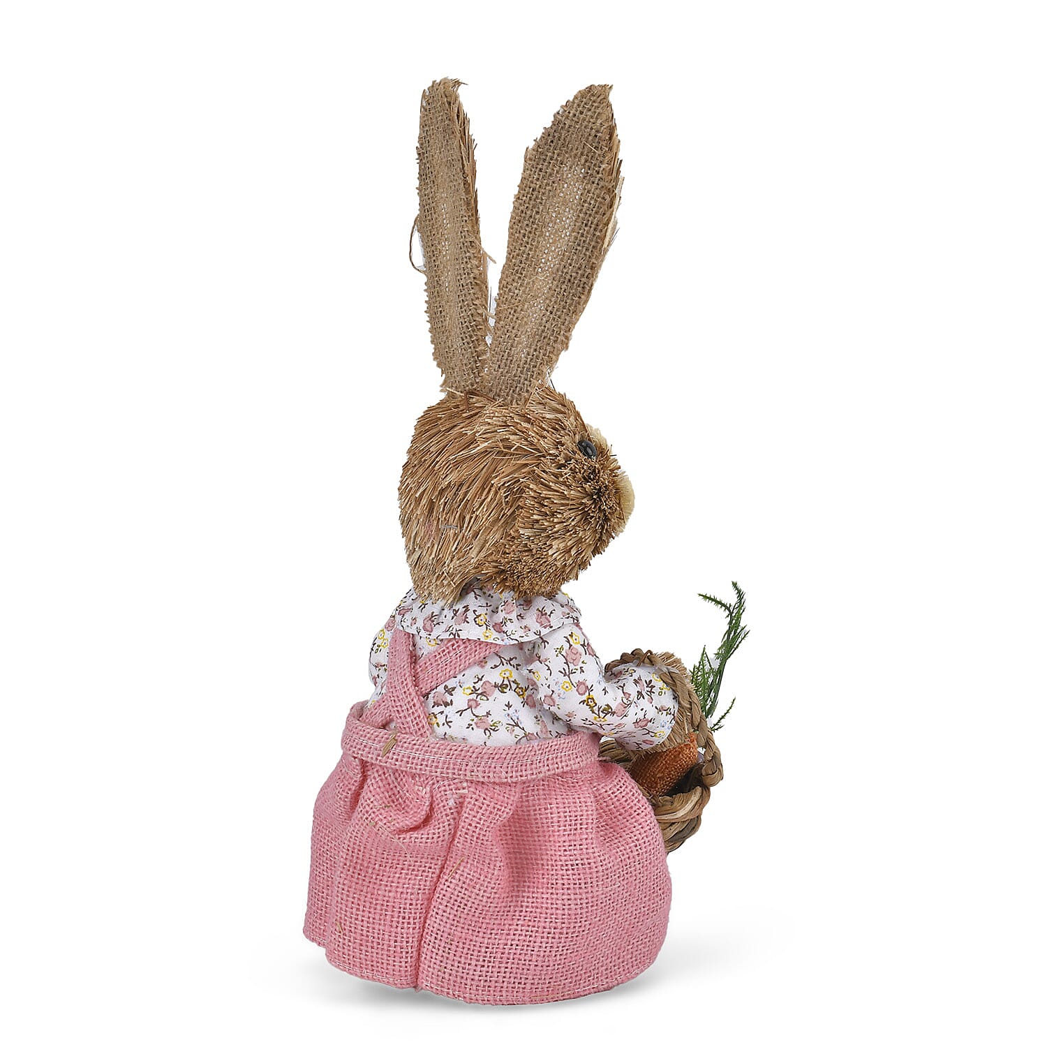 Cute Decorative Bunny (Size 35cm) - Brown - Pink
