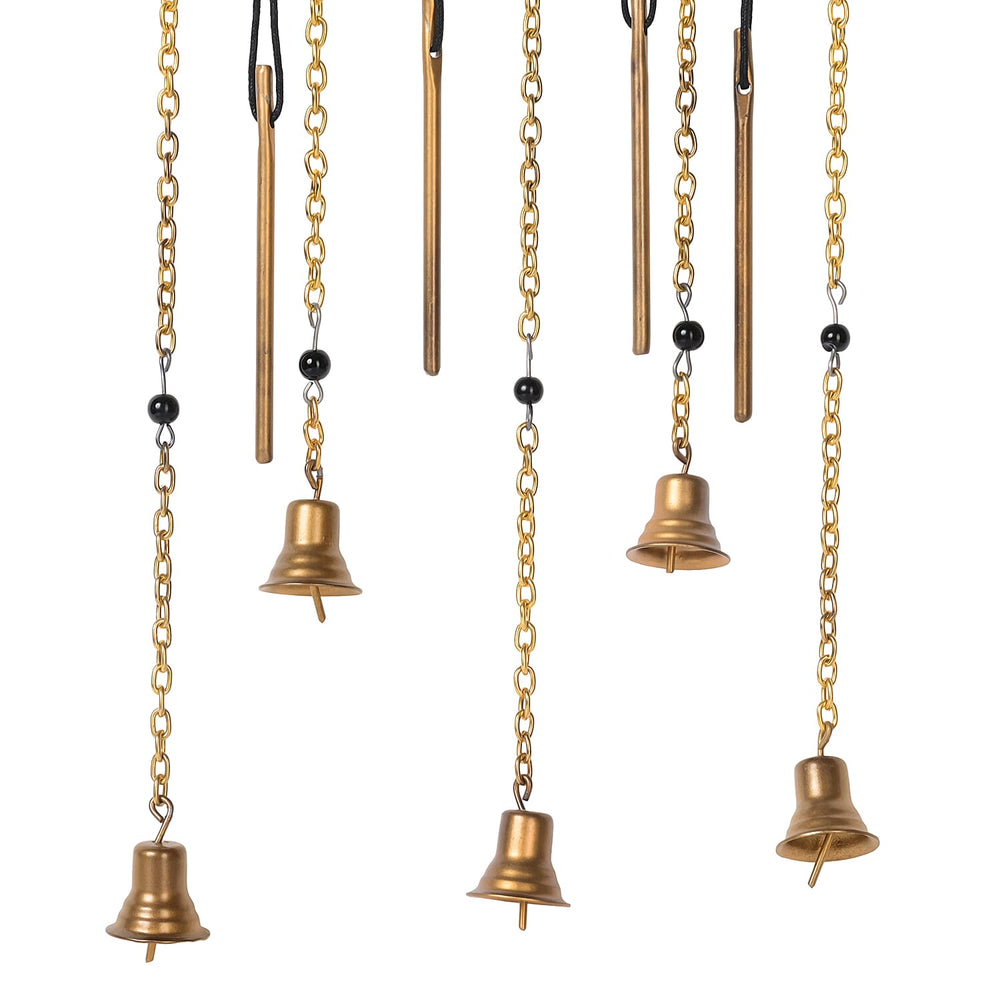Handmade Iron Fairy Wind Chime (51 cm) - Golden