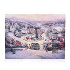 Christmas Idyllic LED Lit Scene (30 x 40cm) - Village