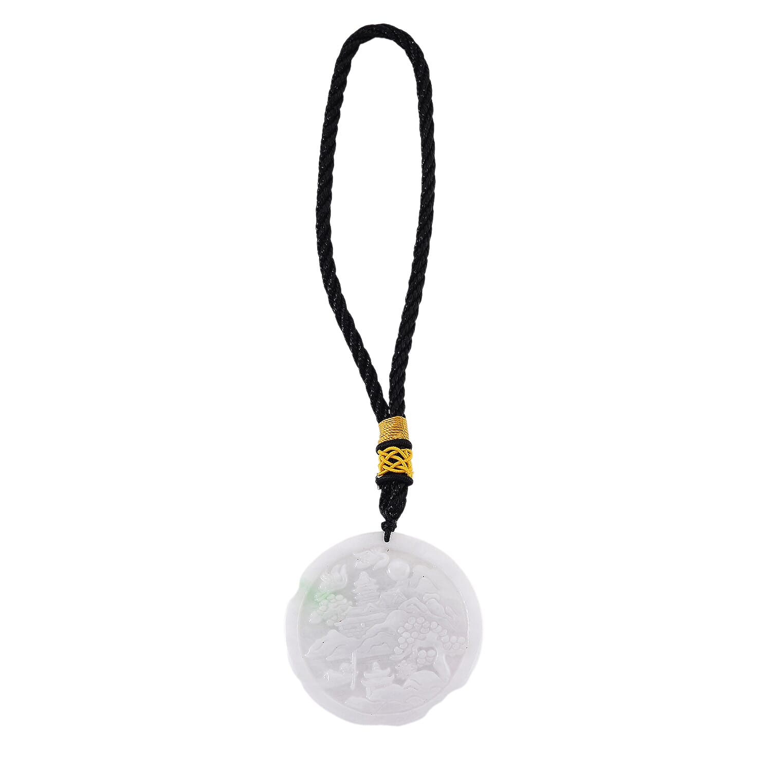 Collectors Ultra Rare find - Certified Natural Type A Symbolizes Serenity, Nature and Balance in Feng Shui Hanging Decoration -