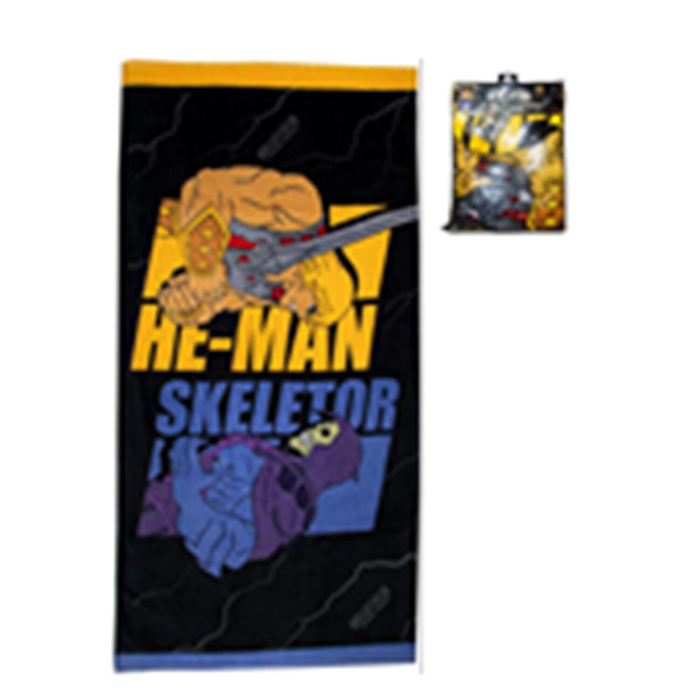 He-Man - Skeletor 100% Cotton Bath Towel - Black