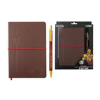 Ideal World Christmas Cracker-He-Man Deluxe Notebook with Blue Ink Pen - Chocolate