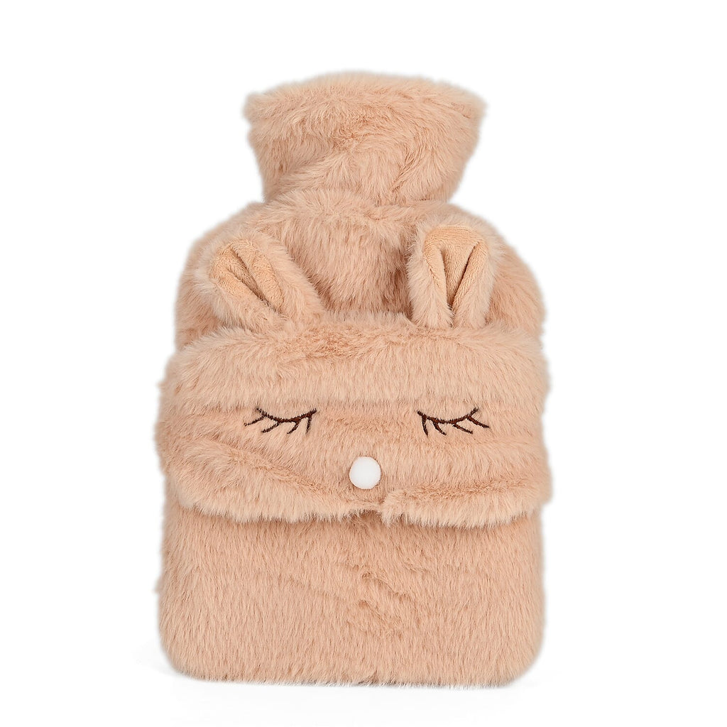 Hot Water Bottle with Eye Mask - 1000ml