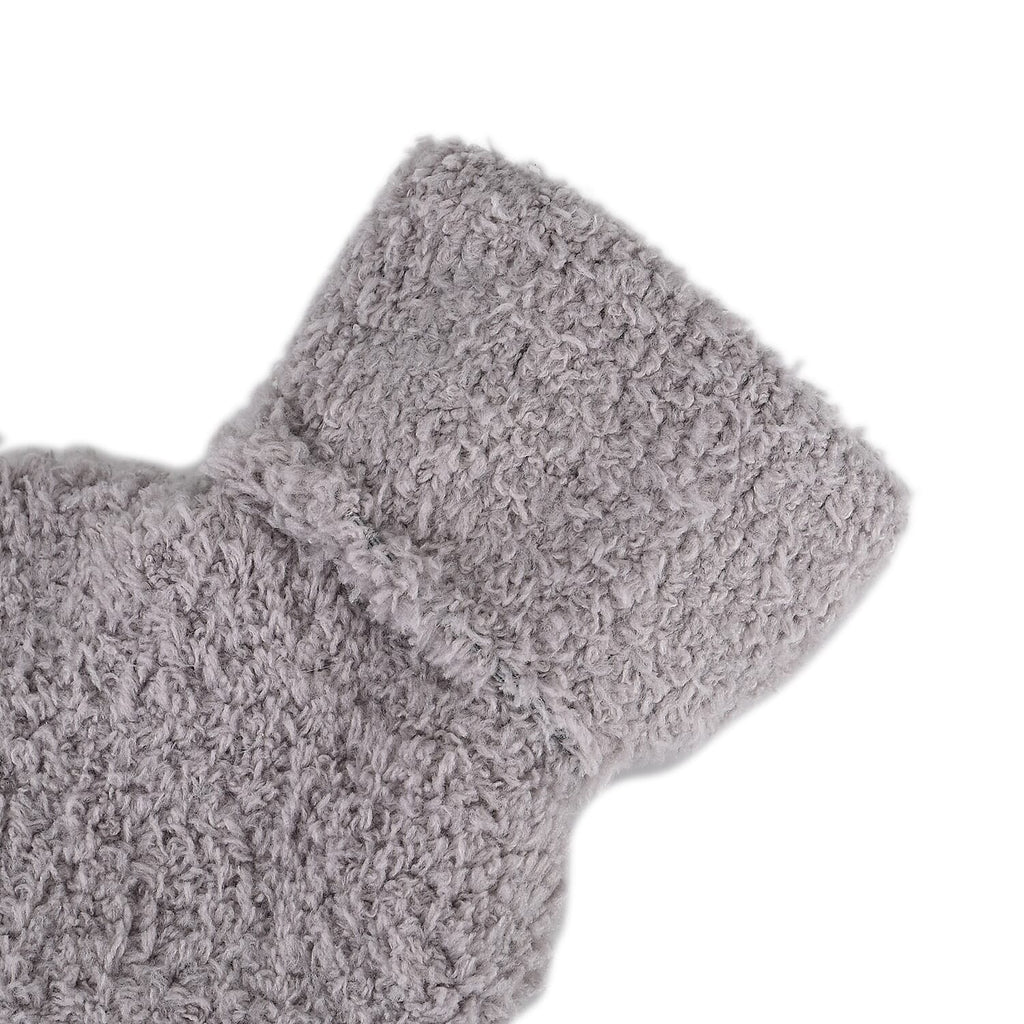 1000ML Hot Water Bottle with Socks - Grey