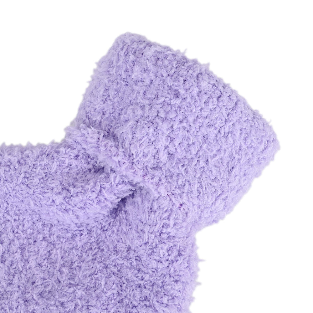 1000ML Hot Water Bag with Socks - Purple