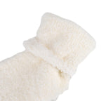 1000ML Hot Water Bottle with Socks - White