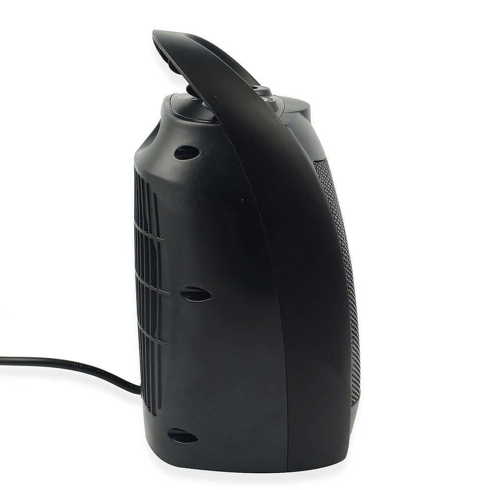 Set of 2 Portable Electric Small Heater - Black