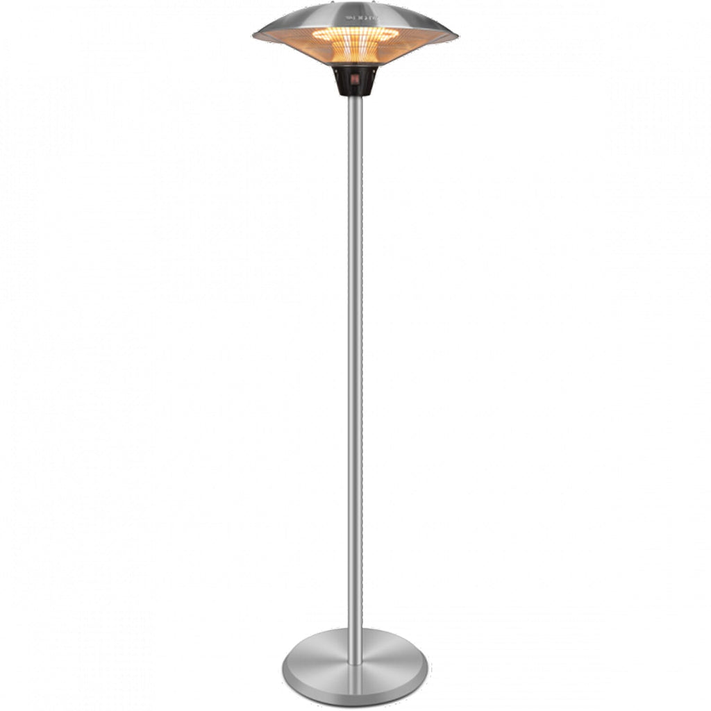Closeout Deal - Electric Patio Heater (H 205 cm) - Silver