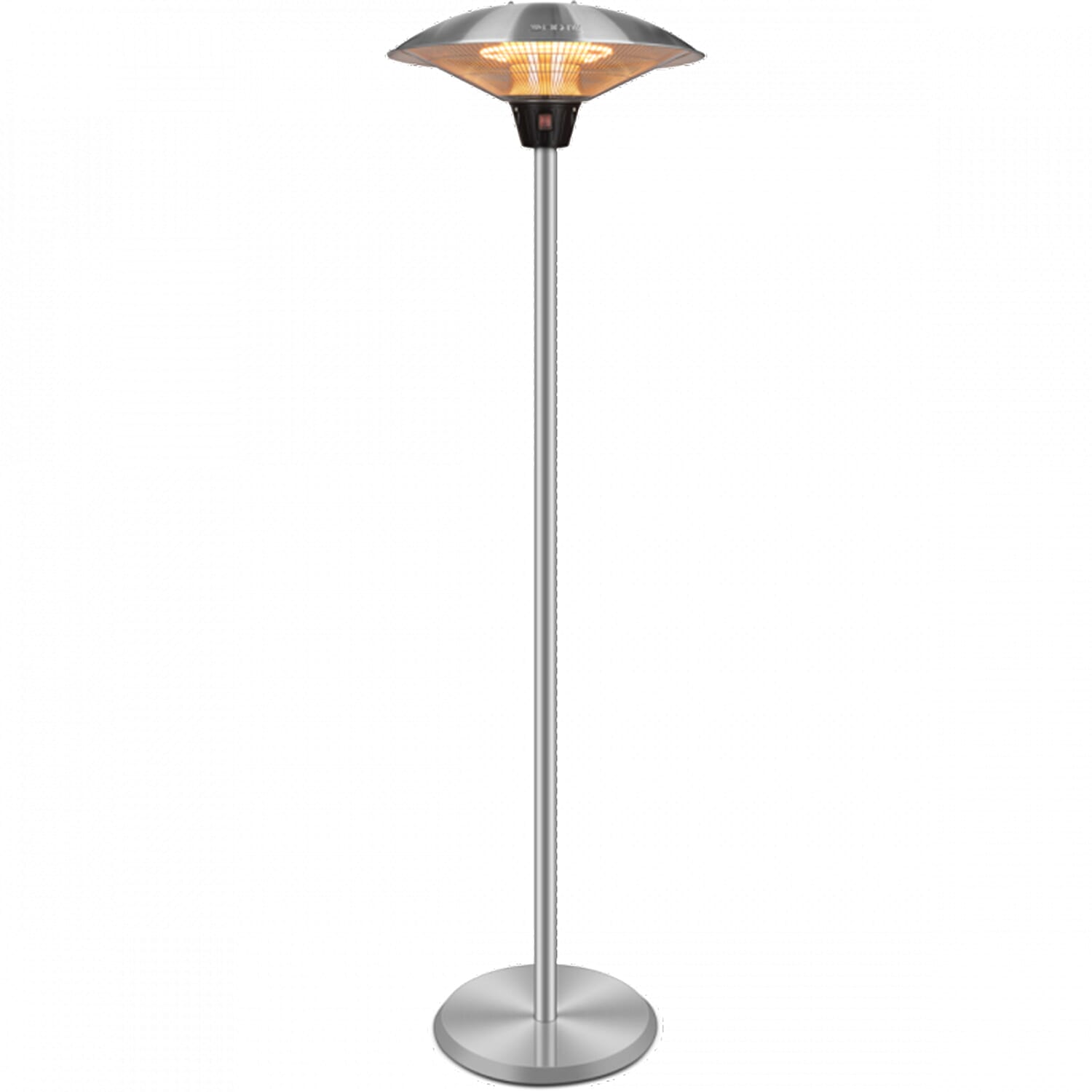 Closeout Deal - Electric Patio Heater (H 205 cm) - Silver