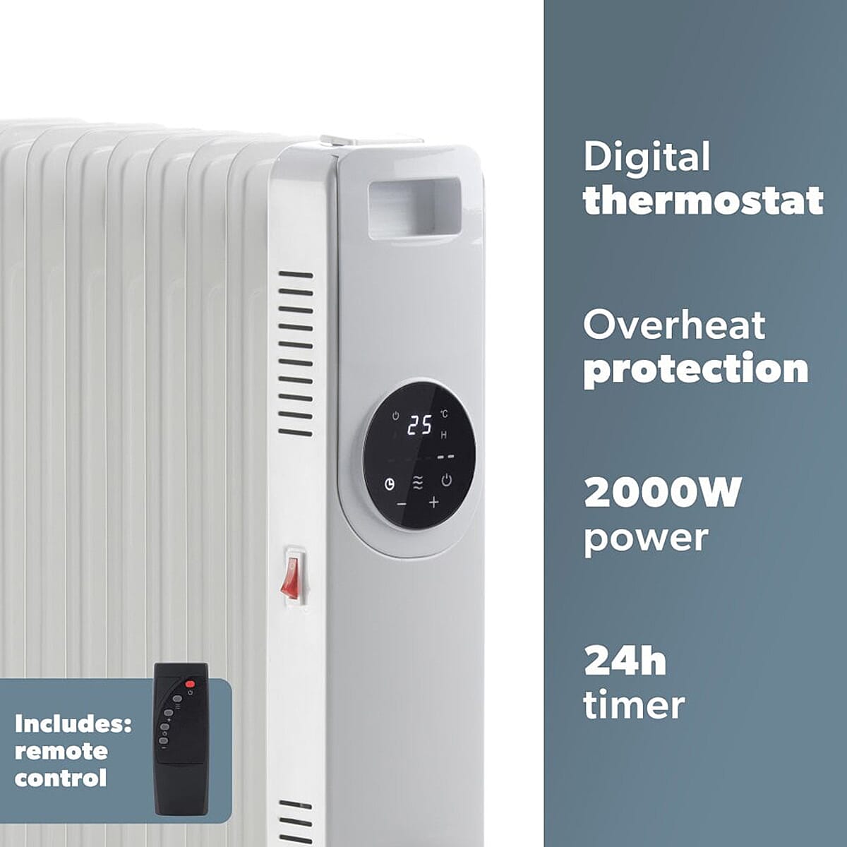 Heater (Size 44x63 cm) - White