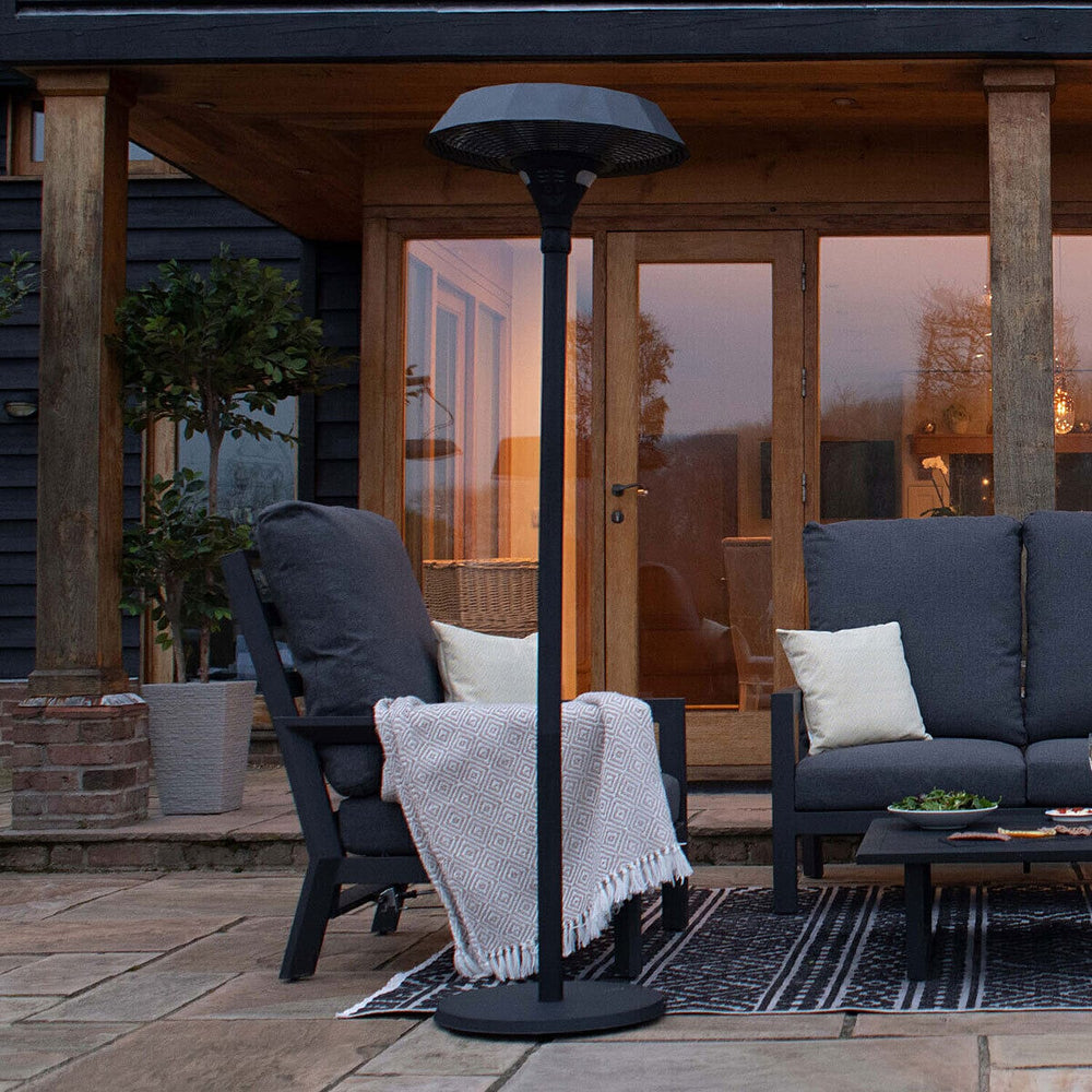 Maze - Lyra Freestanding Electric Patio Heater - Charcoal