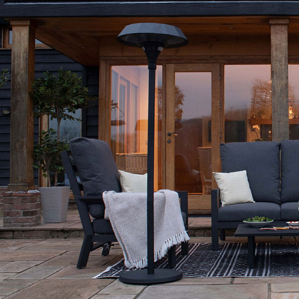 Maze - Lyra Freestanding Electric Patio Heater - Charcoal