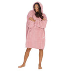 Heavyweight Oversized Fleece Hoodie - Pink
