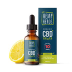 YOUR OVERALL WELLBEING - Hemp Heros- 1000mg Organic CBD Drops - 30ml (Lemon)