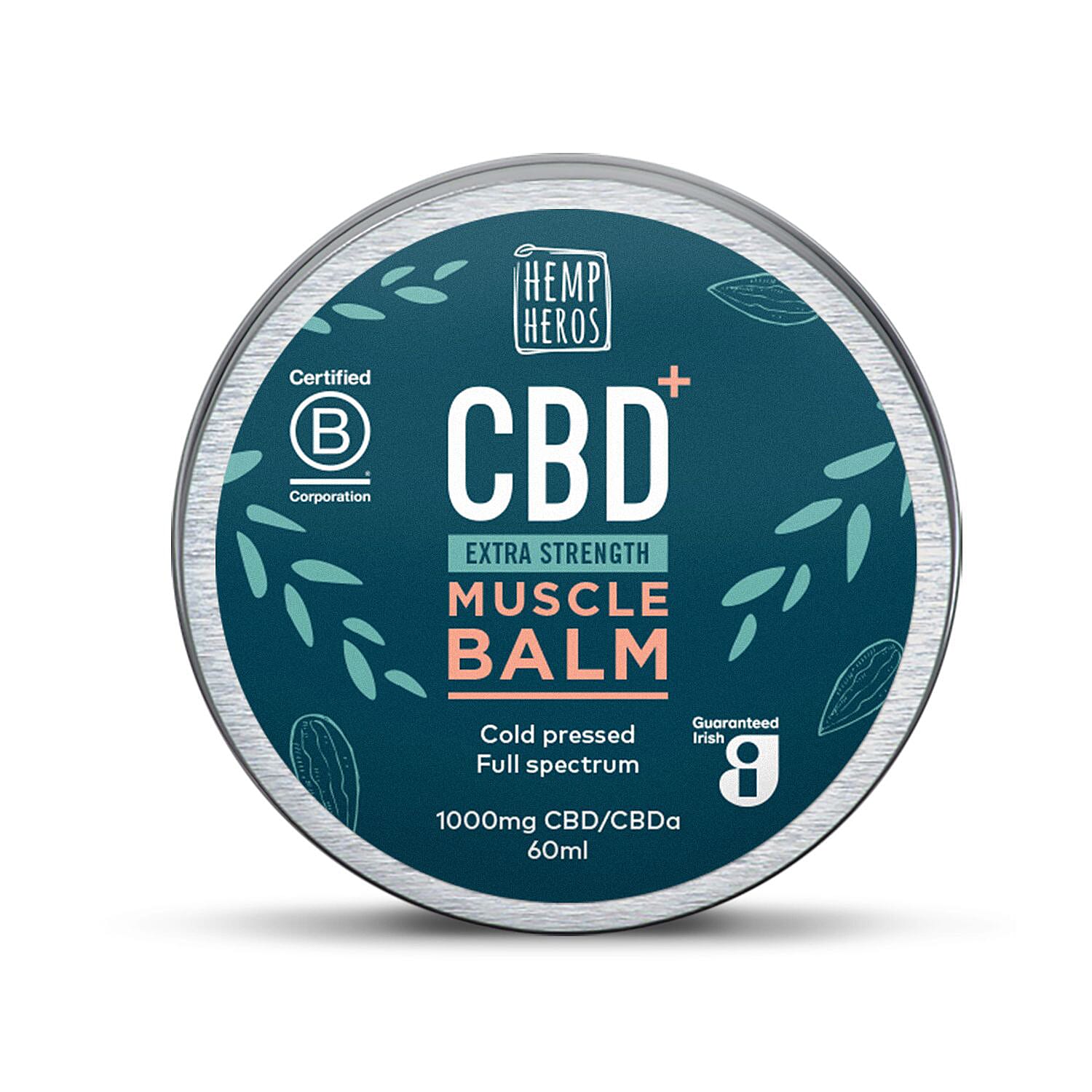 Hemp Heros- CBD Muscle Balm - 1000 mg