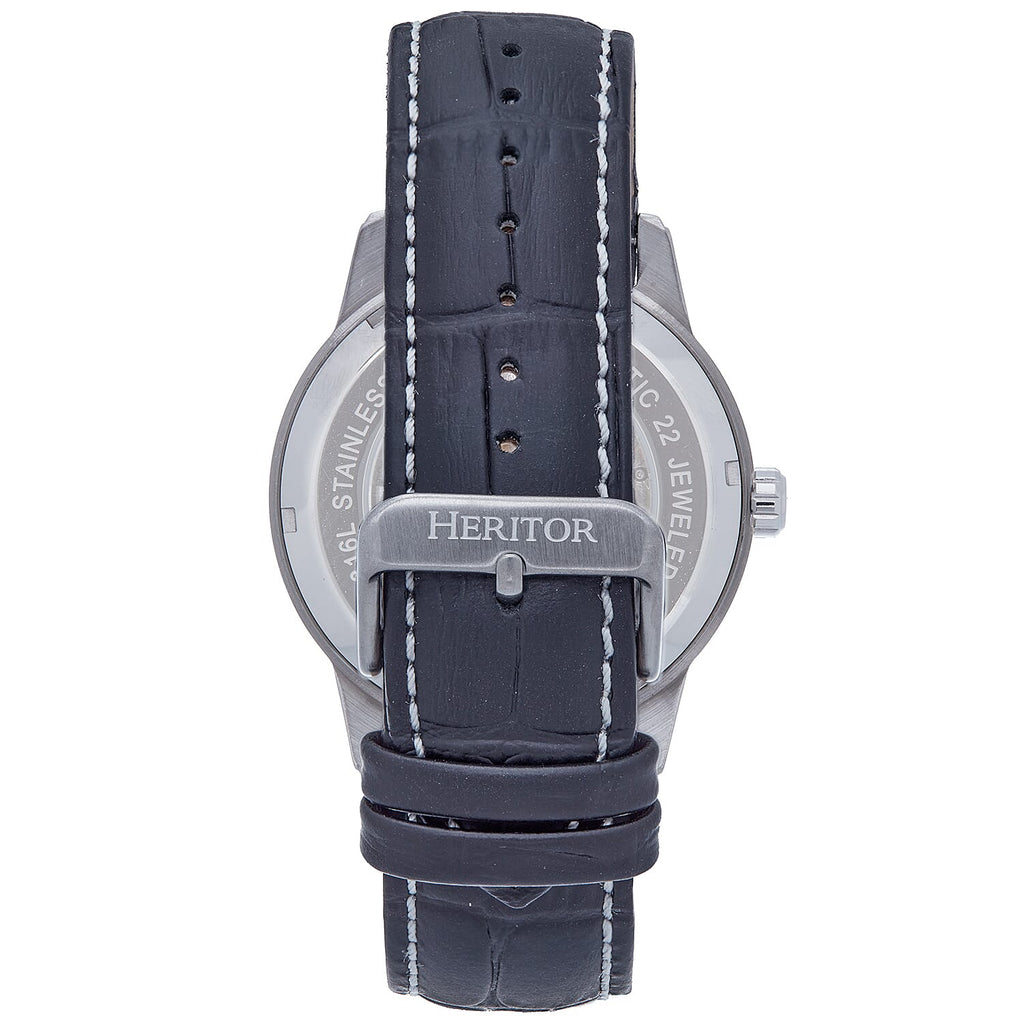 Heritor Automatic Mens Watch in Stainless Steel