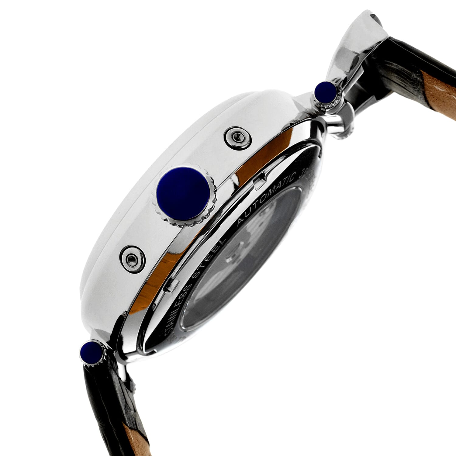 Heritor Digital Mens Watch in Stainless Steel