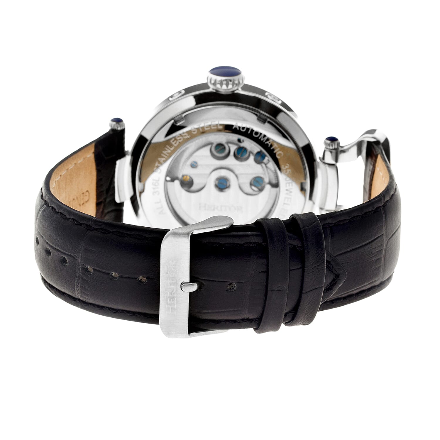 Heritor Digital Mens Watch in Stainless Steel