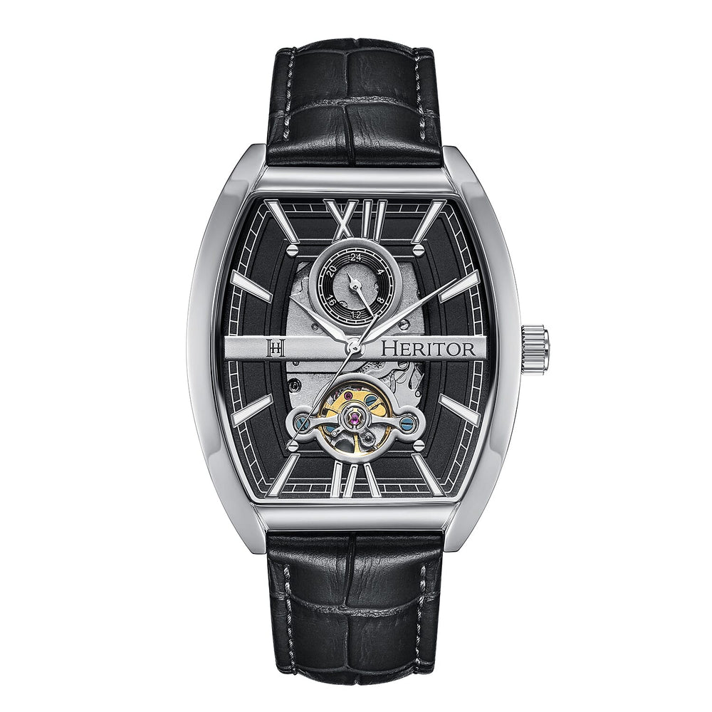 Heritor Automatic Mens Watch in Stainless Steel