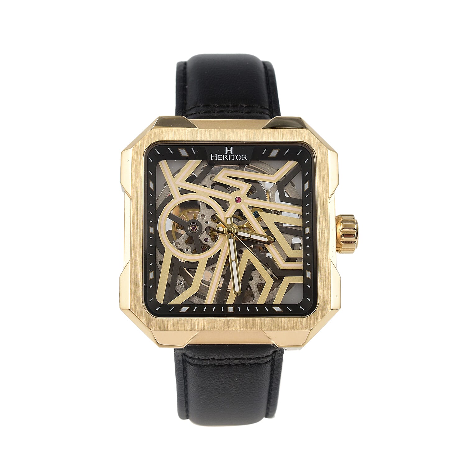 Heritor Automatic Mens Watch in Stainless Steel