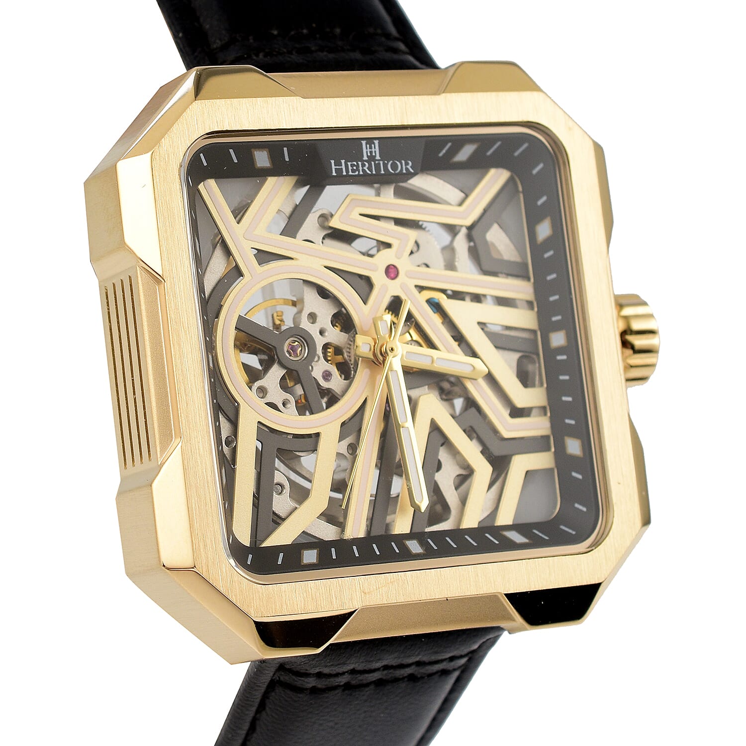 Heritor Automatic Mens Watch in Stainless Steel