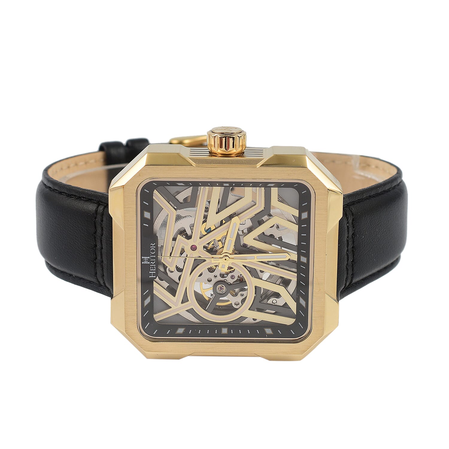 Heritor Automatic Mens Watch in Stainless Steel