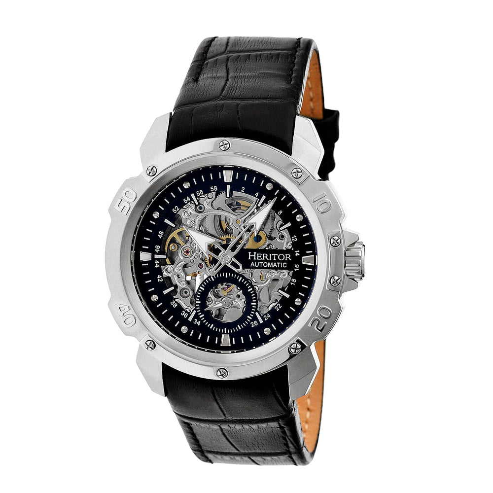 Automatic Mens Watch in Leather