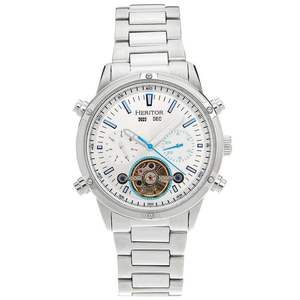 Heritor Automatic Mens Watch in Stainless Steel