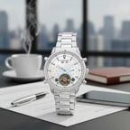 Heritor Automatic Mens Watch in Stainless Steel