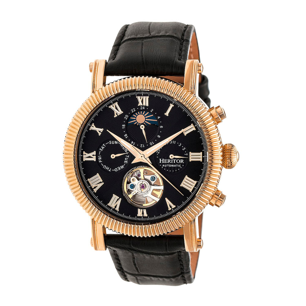 Heritor Automatic Mens Watch in Stainless Steel