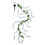 White LED Flower String Lights - 20 Warm White LEDs, 300mAh Rechargeable Battery (included) - 180cm
